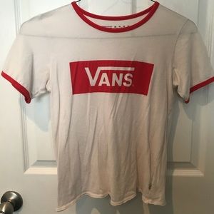VANS ringer tee shirt